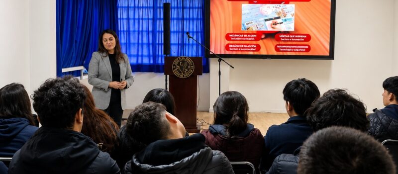 4°A recibe la visita del Banco Santander y Elige Educar